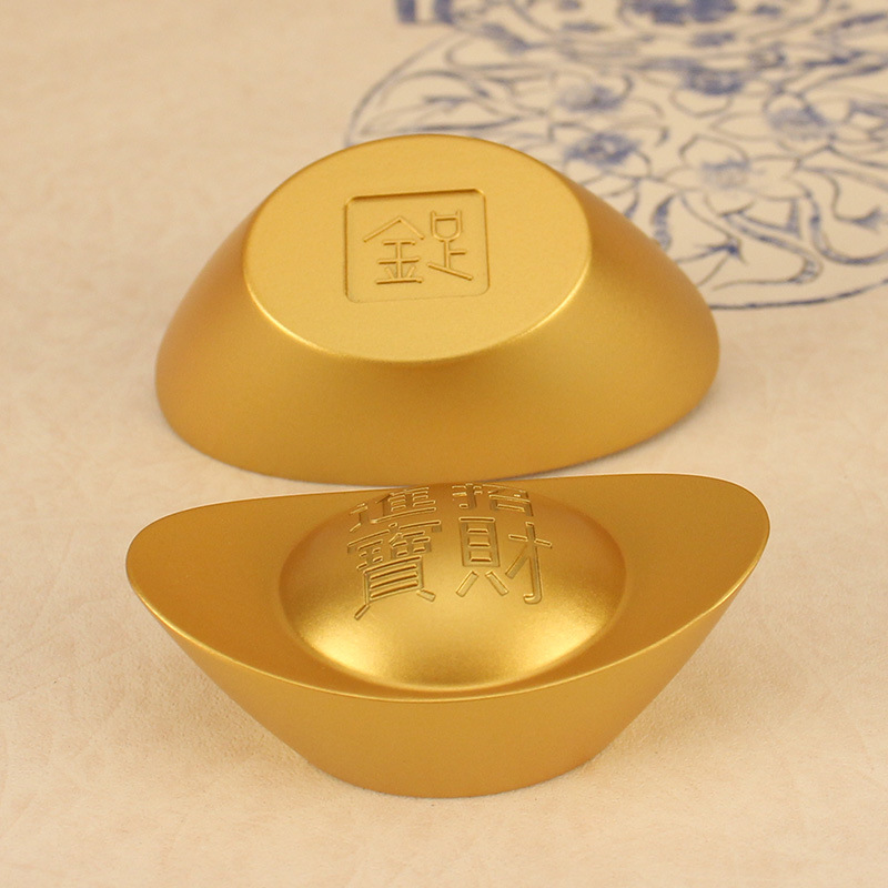 Ingot-Set - Wealth Guard Statue & Auspicious Coin Fusion